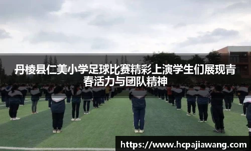 丹棱县仁美小学足球比赛精彩上演学生们展现青春活力与团队精神